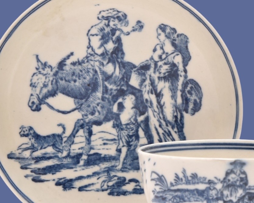 Collectors Fill the Room to Bid on Caughley Porcelain at Halls Auction